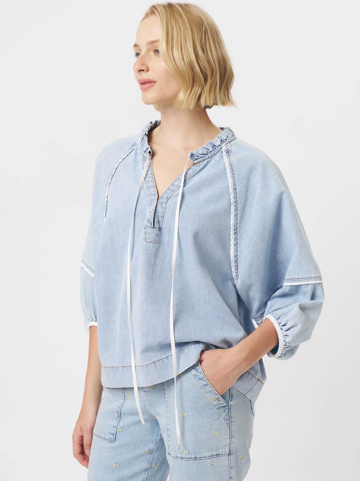 KIREINA JOANNE SHIRT (Blue)
