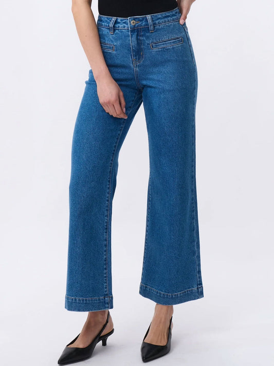 Image of Jeans. Productname: Kireina Freya Jean in 90'S Blue colour by brand - Kireina