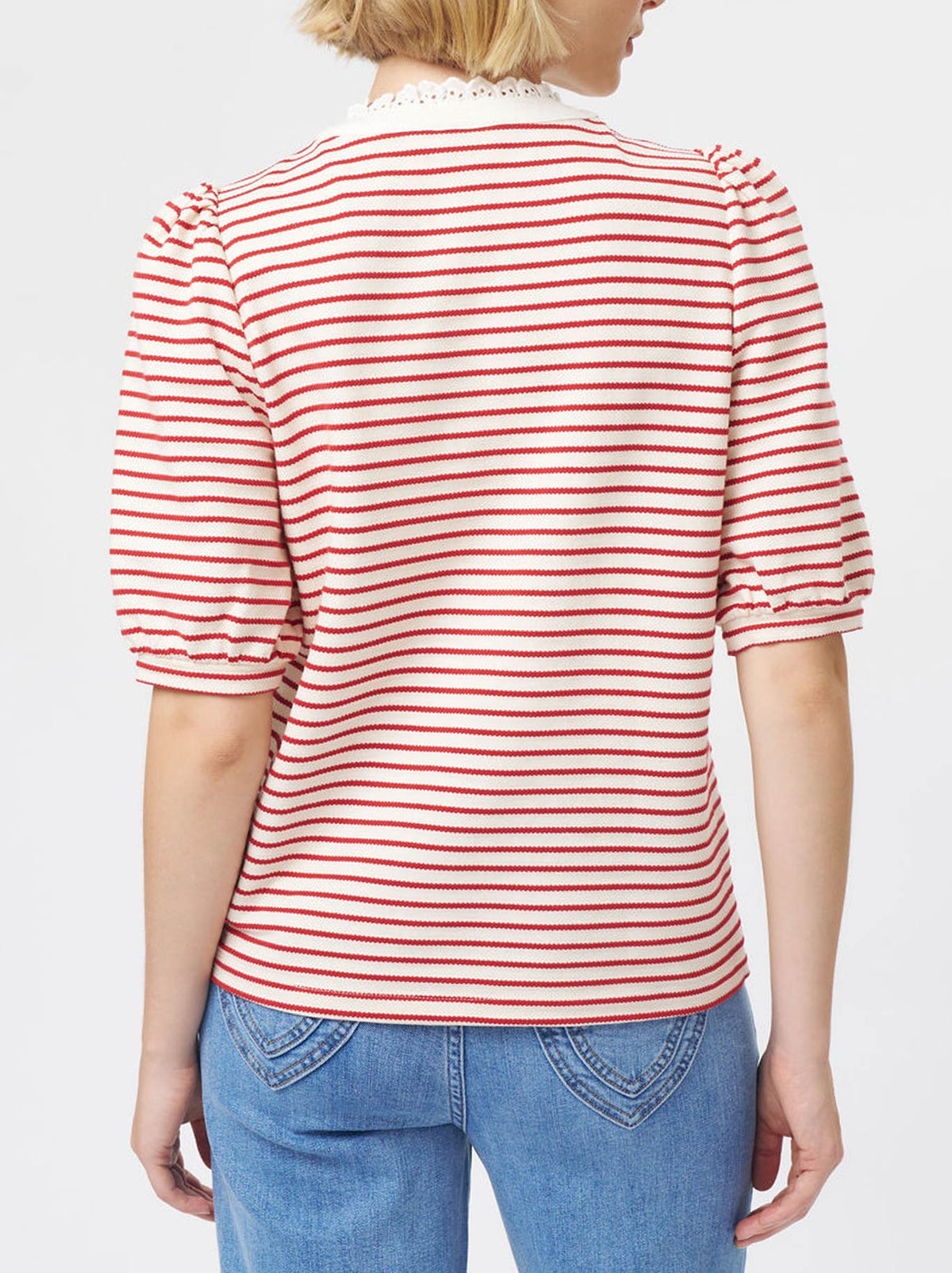 KIREINA JACQUELINE TOP (White/Red)
