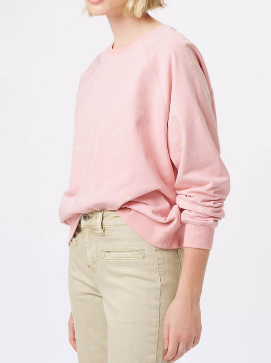 KIREINA PATTI SWEATSHIRT (Musk Pink Daisy)
