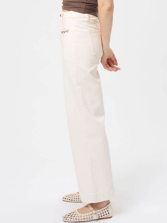 KIREINA SCALLOP POCKET FREYA JEAN (Ecru)