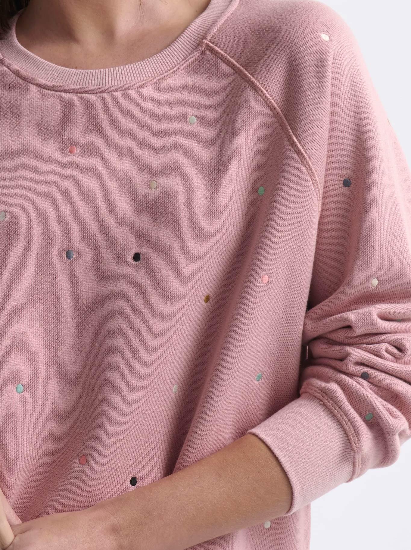 KIREINA PATTI SWEATSHIRT (Musk Pink)