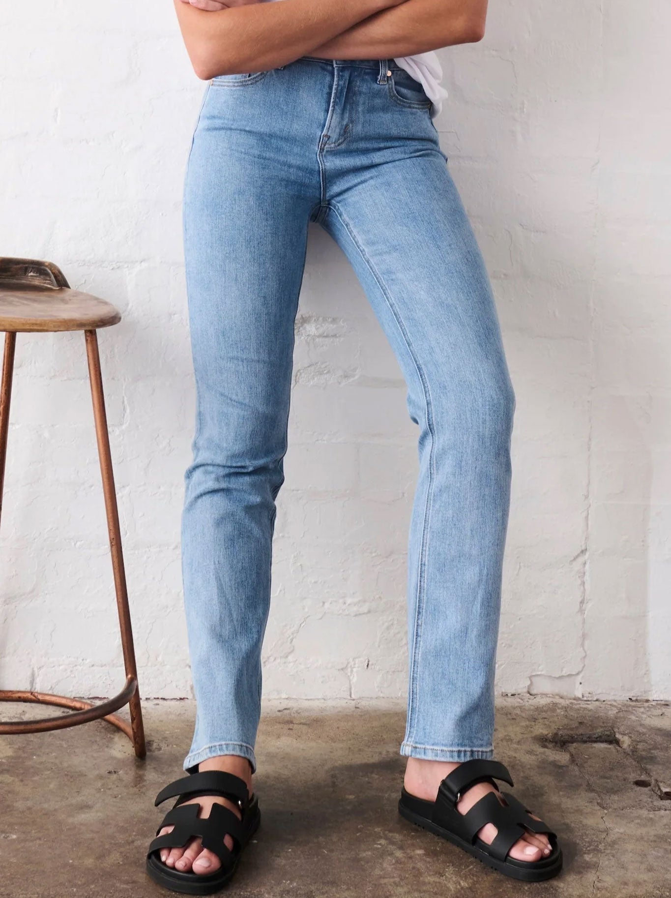 Image of Jeans. Productname: KIREINA VACAY JEAN LONG in 70'S Wash colour by brand - Kireina