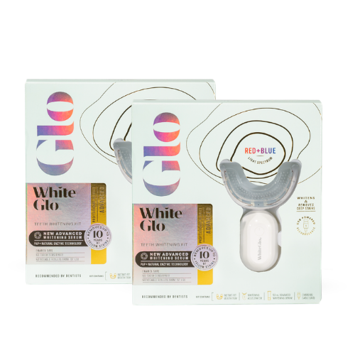 Image of Teeth Whiteners. Product name - 2x Advanced Kits in colour by brand - White Glo