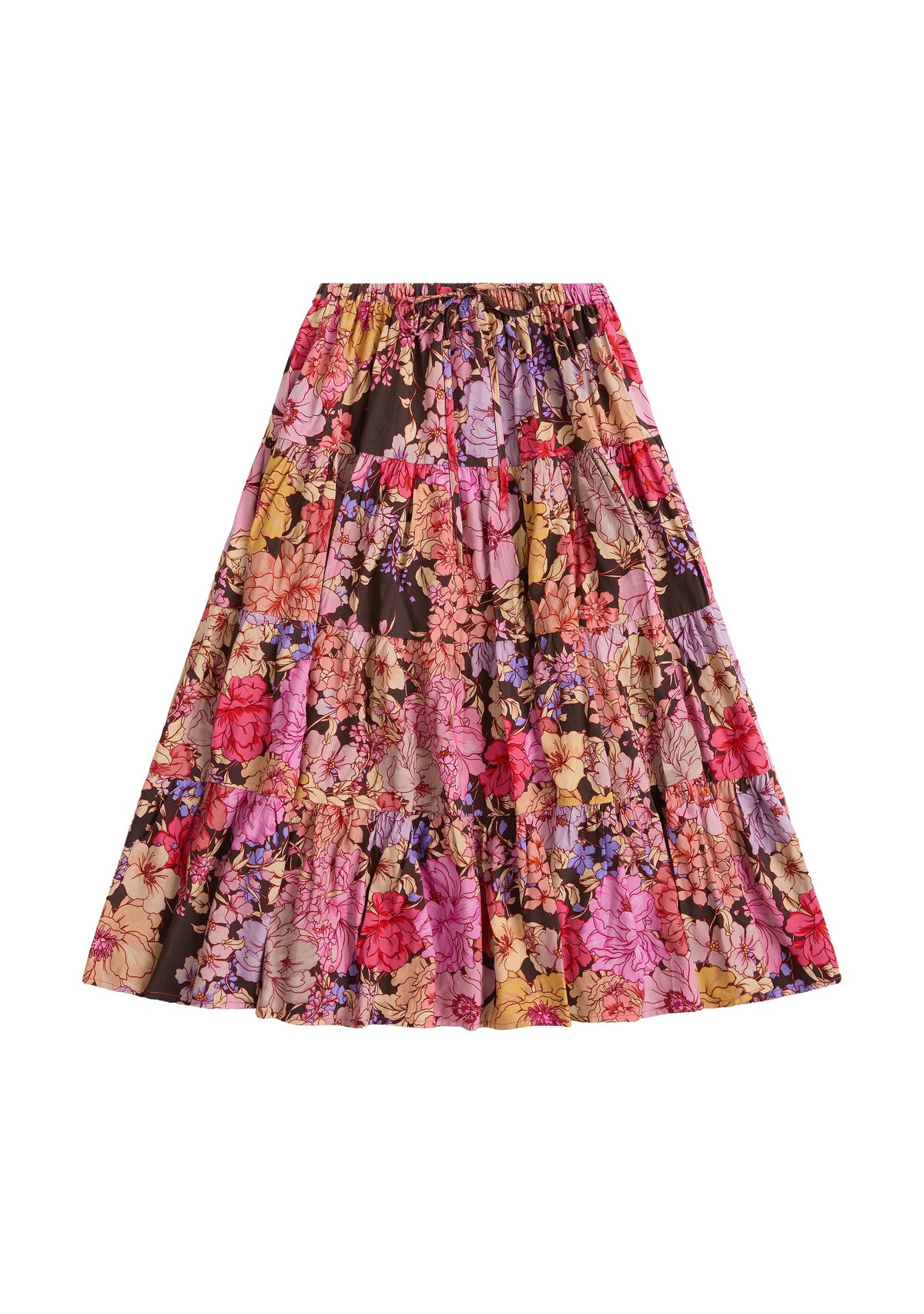LITTLE AUGUSTE Little Miss Maxi Skirt (Black)
