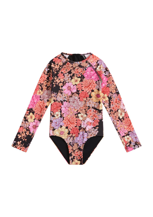 LITTLE AUGUSTE Suns Out Bodysuit (Black)