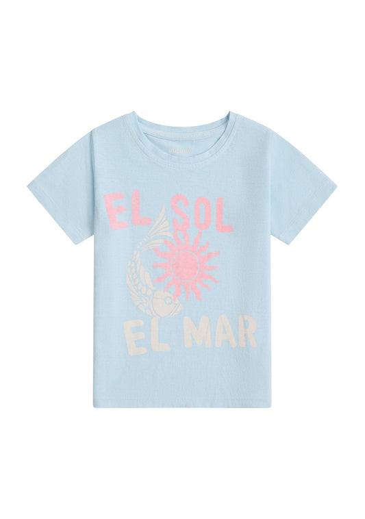 LITTLE AUGUSTE Little Auguste - Sol Classic Tee (Blue)