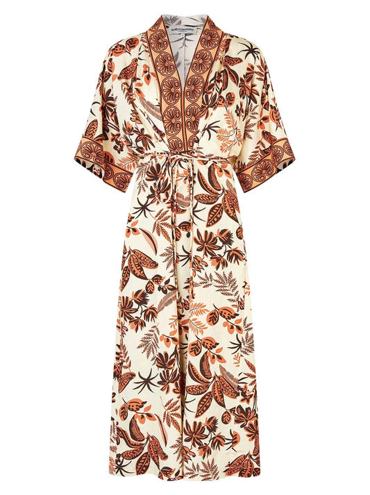 Image of Dresses. Product name - Lolly'S Laundry Jemima Maxi Dress in Flower colour by brand - Lollys Laundry
