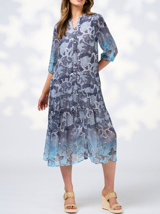 LOOBIE'S STORY STEVIE MIDI DRESS (Indigo)