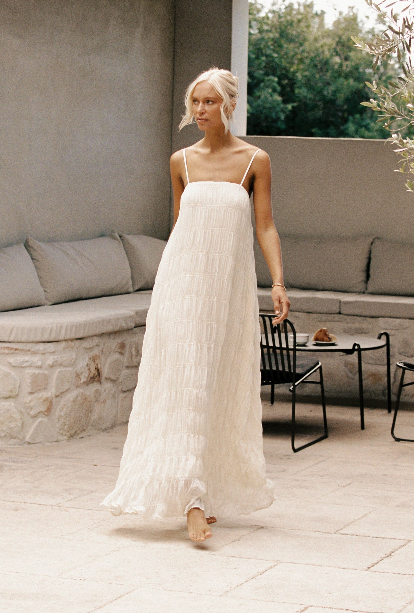 Image of Dresses. Productname: SNDYS LOUISIANA MAXI DRESS in Shell colour by brand - SNDYS