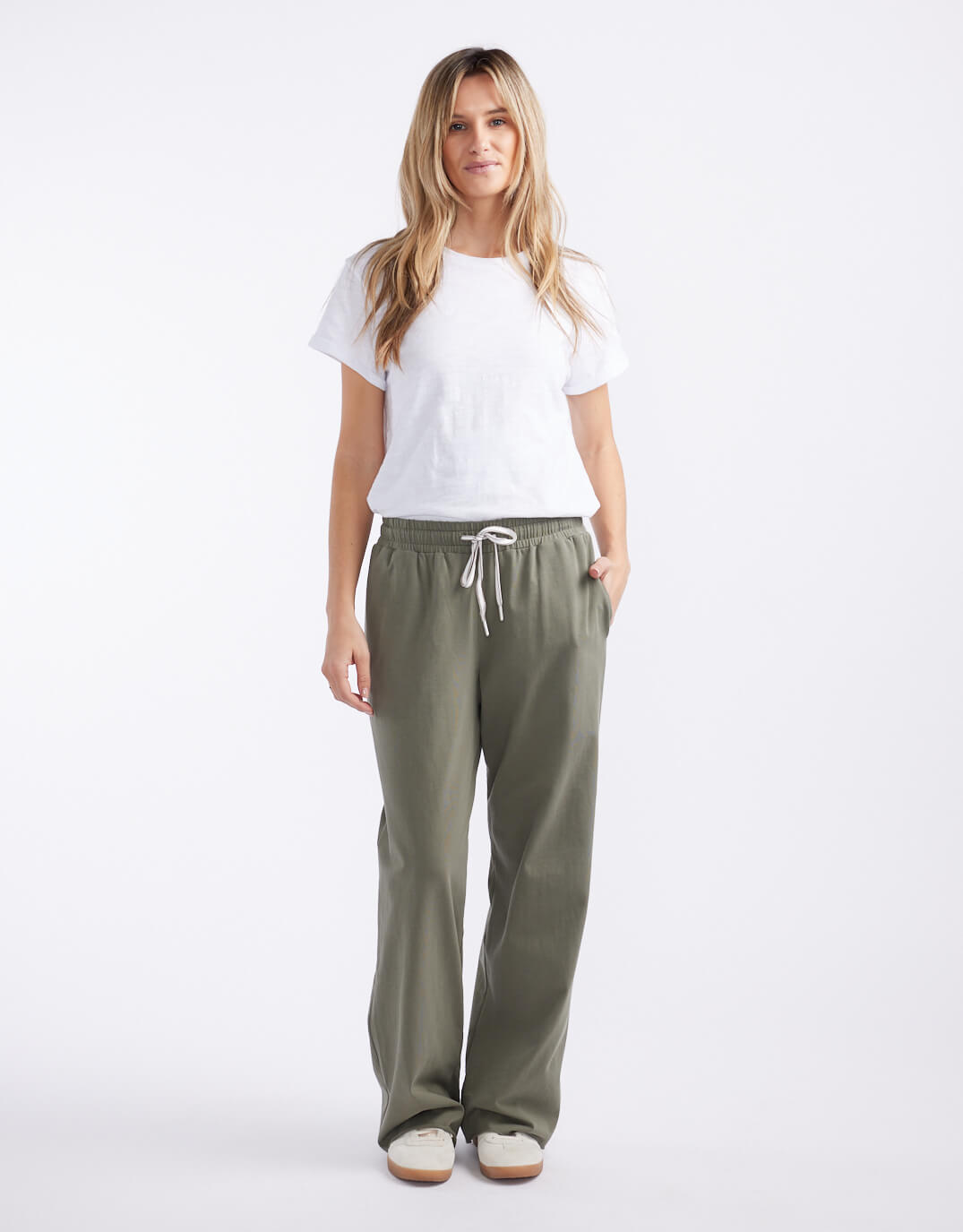 White & Co. The Lounger Pant (Khaki)
