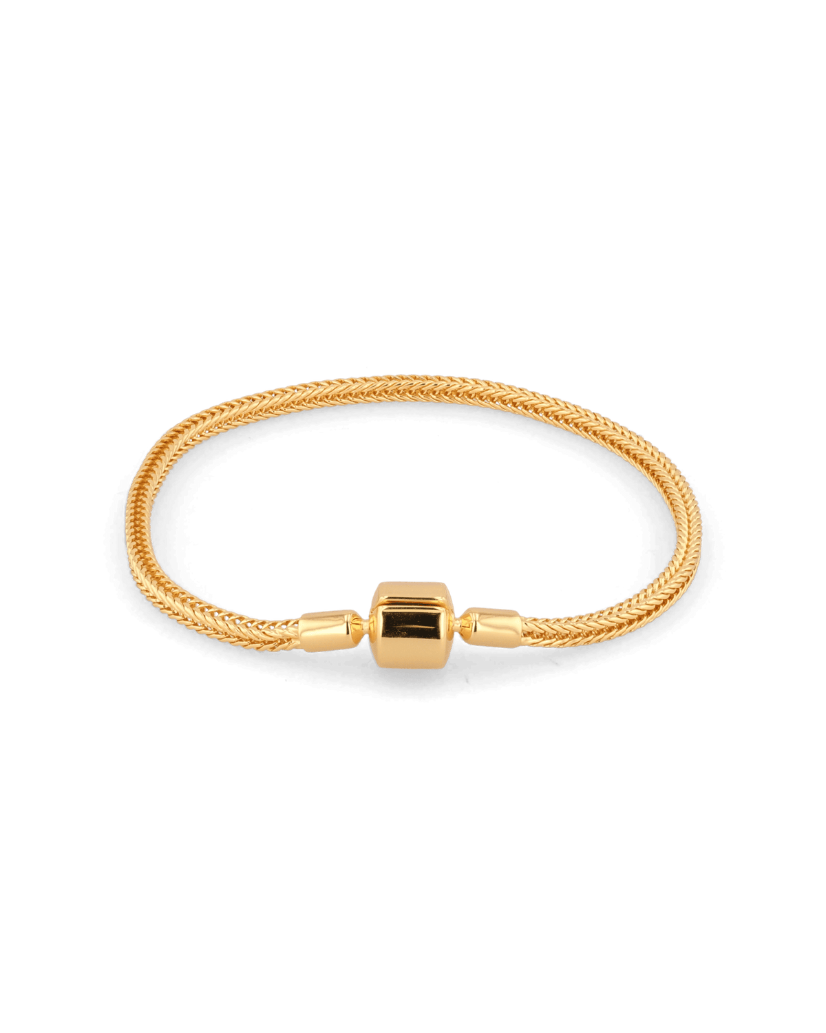 Image of Bracelets. Product name - La Mode Gold Spiga Chain Bracelet in colour by brand - LAVANA