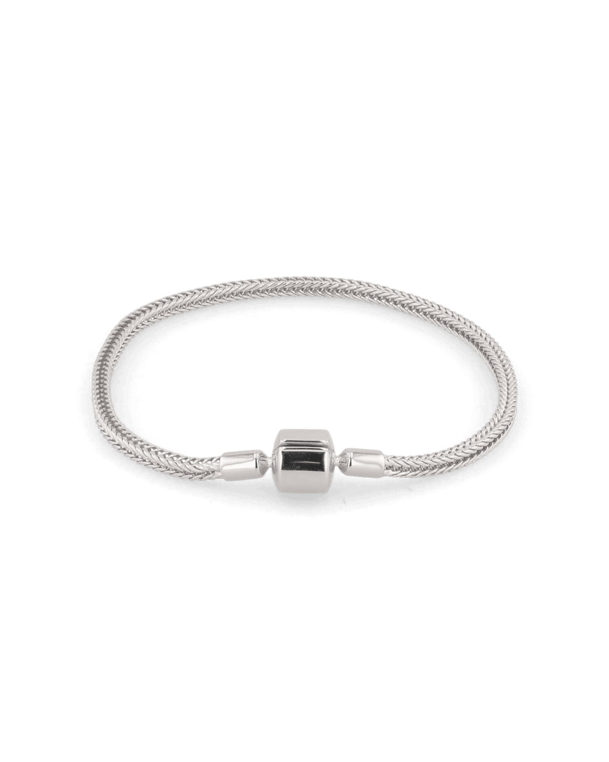 Image of Bracelets. Product name - La Mode Silver Spiga Chain Bracelet in colour by brand - LAVANA
