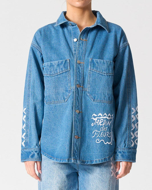 Image of Coats & Jackets. Product name - Laguna Jacket in Blue colour by brand - Walnut Melbourne