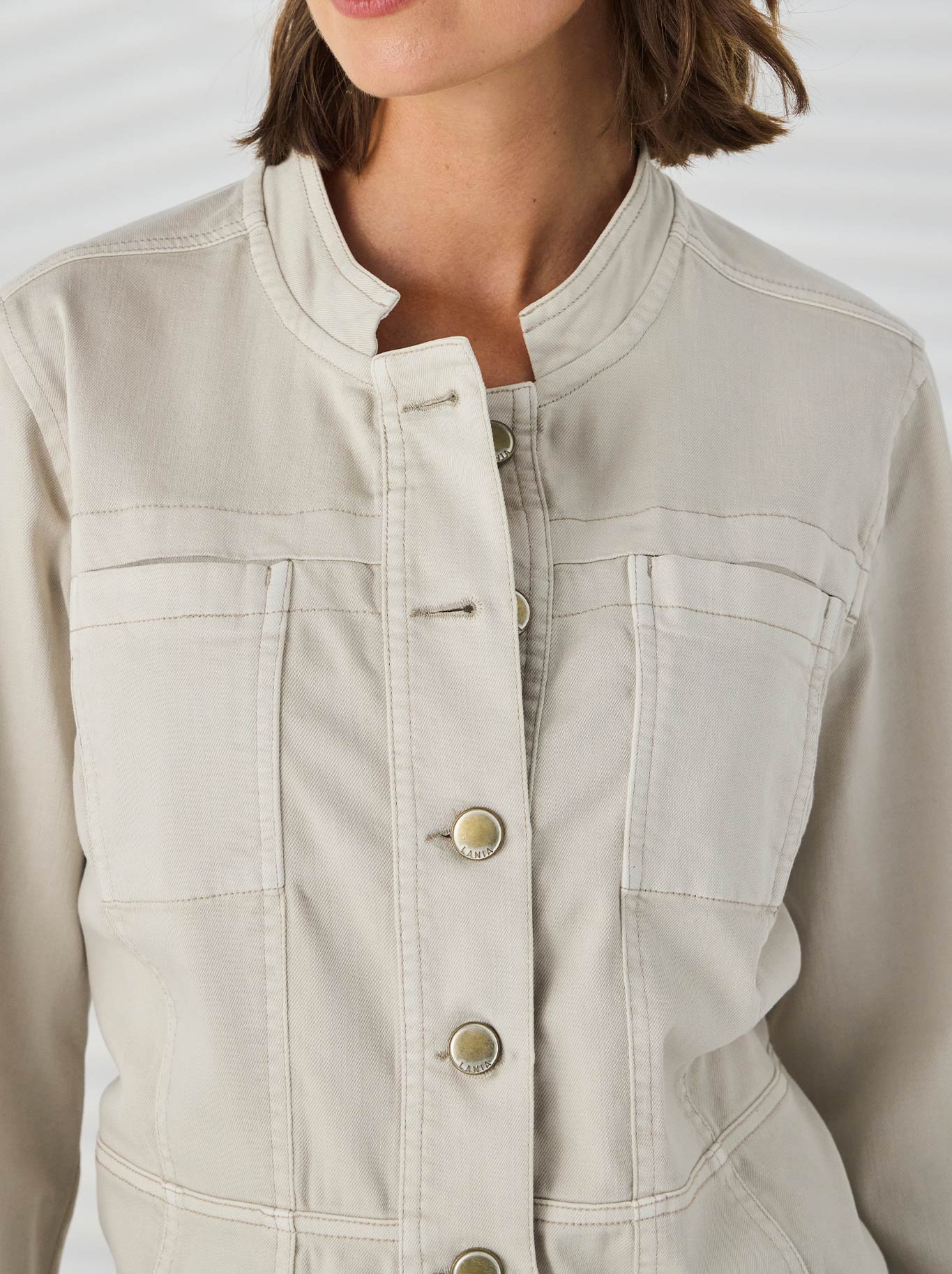 LANIA THE LABEL STRAND JACKET (Almond)