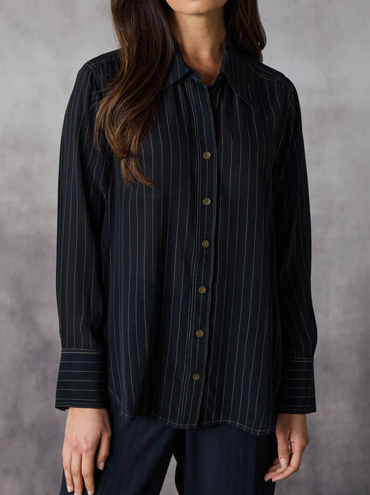 Image of Shirts. Productname: Lania The Label Paris Shirt in Midnight Clay colour by brand - Lania The Label