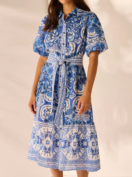 Image of Dresses. Productname: LANIA THE LABEL PORTO DRESS in Print colour by brand - Lania The Label