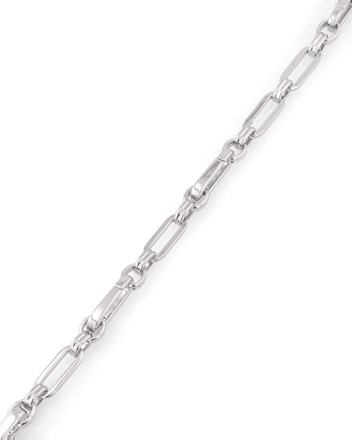 LAVANA Latch Link Silver Bracelet