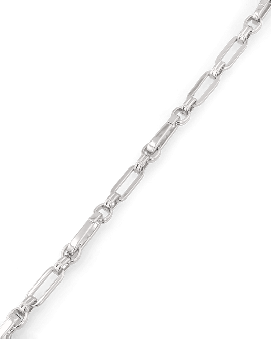 LAVANA Latch Link Silver Bracelet