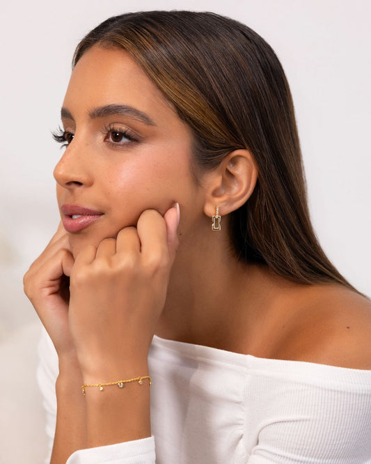 Lavana Signature Gold Diamond Studs
