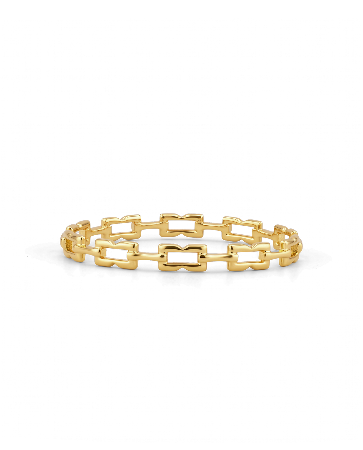 Image of Jewelry. Product name - Lavana Signature Gold Bangle in colour by brand - LAVANA