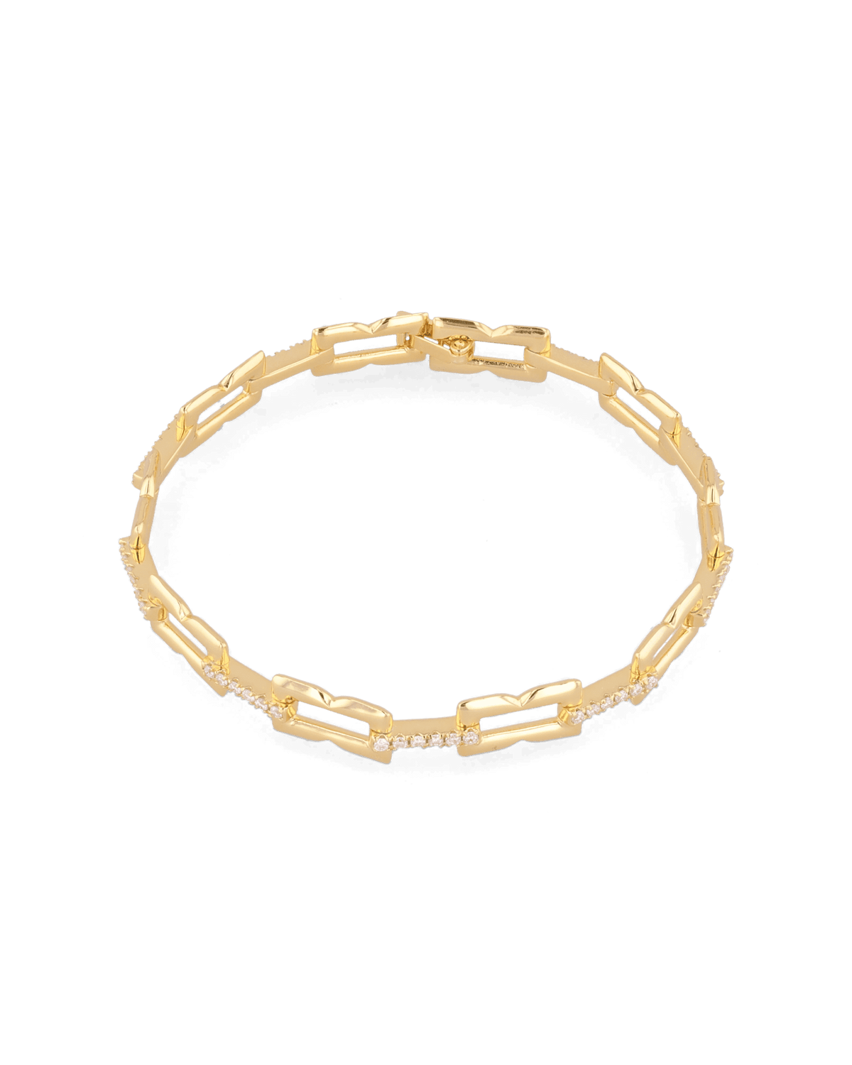 Lavana Signature Gold Diamond Bracelet