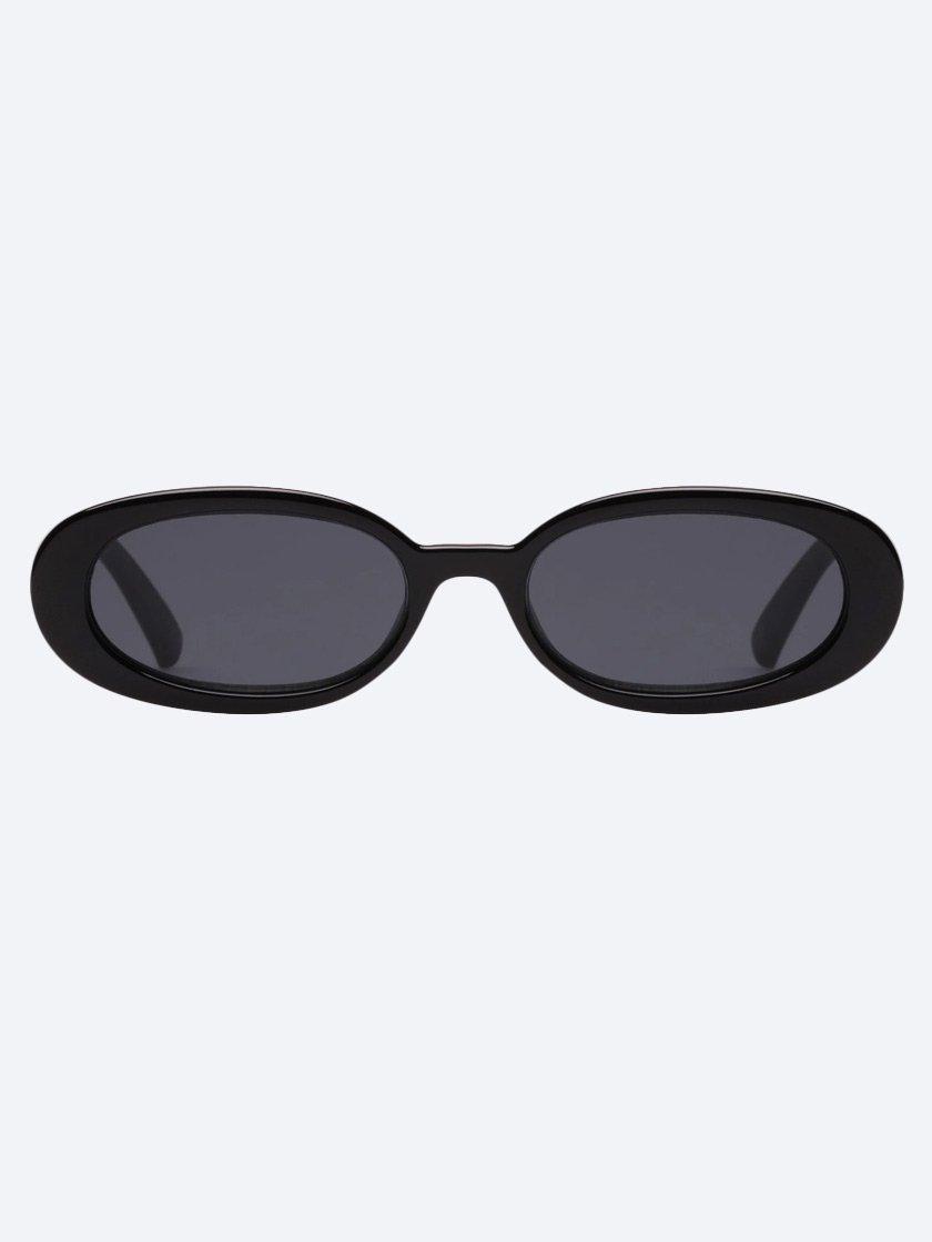 Image of Sunglasses. Product name - LE SPECS OUTTA LOVE SUNGLASSES in Black colour by brand - Le Specs
