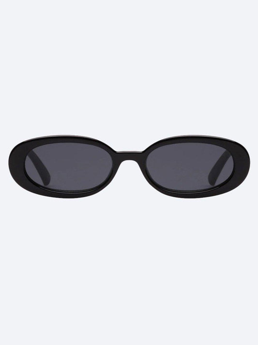 Image of Sunglasses. Product name - LE SPECS OUTTA LOVE SUNGLASSES in Black colour by brand - Le Specs