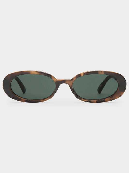 Image of Sunglasses. Product name - LE SPECS OUTTA LOVE SUNGLASSES in Tortoise colour by brand - Le Specs