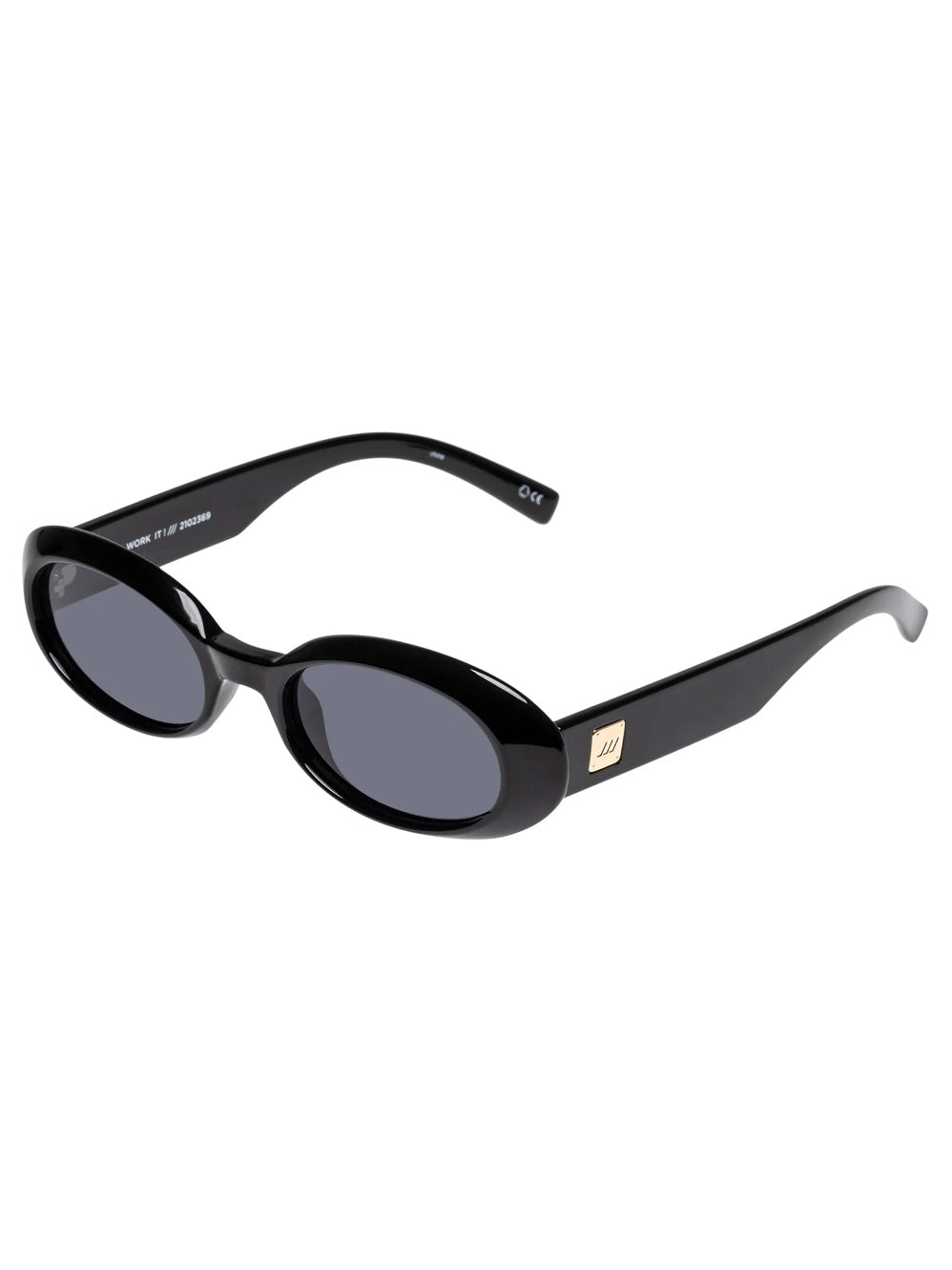 LE SPECS WORK IT SUNGLASSES (Black)