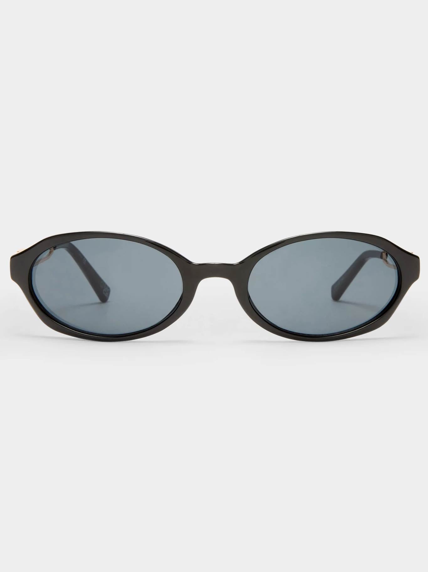 Image of Sunglasses. Product name - LE SPECS LUNITA SUNGLASSES in Black colour by brand - Le Specs