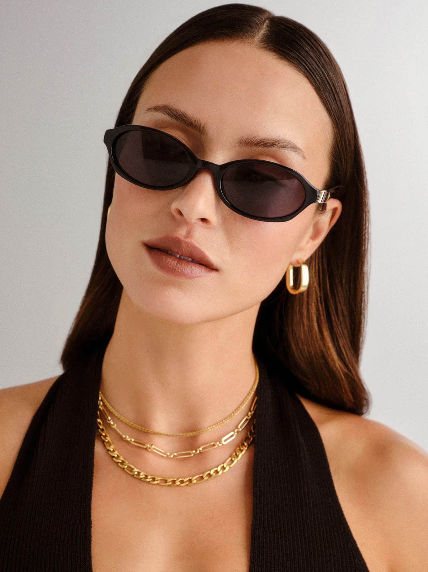 LE SPECS LUNITA SUNGLASSES (Black)