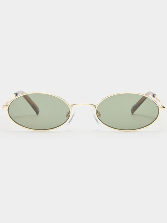 Image of Sunglasses. Productname: LE SPECS LOVE TRAIN SUNGLASSES in Bright Gold colour by brand - Le Specs