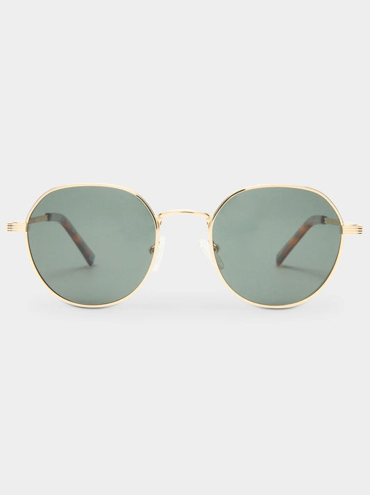 Image of Sunglasses. Productname: LE SPECS ODYSSEY SUNGLASSES in Gold colour by brand - Le Specs