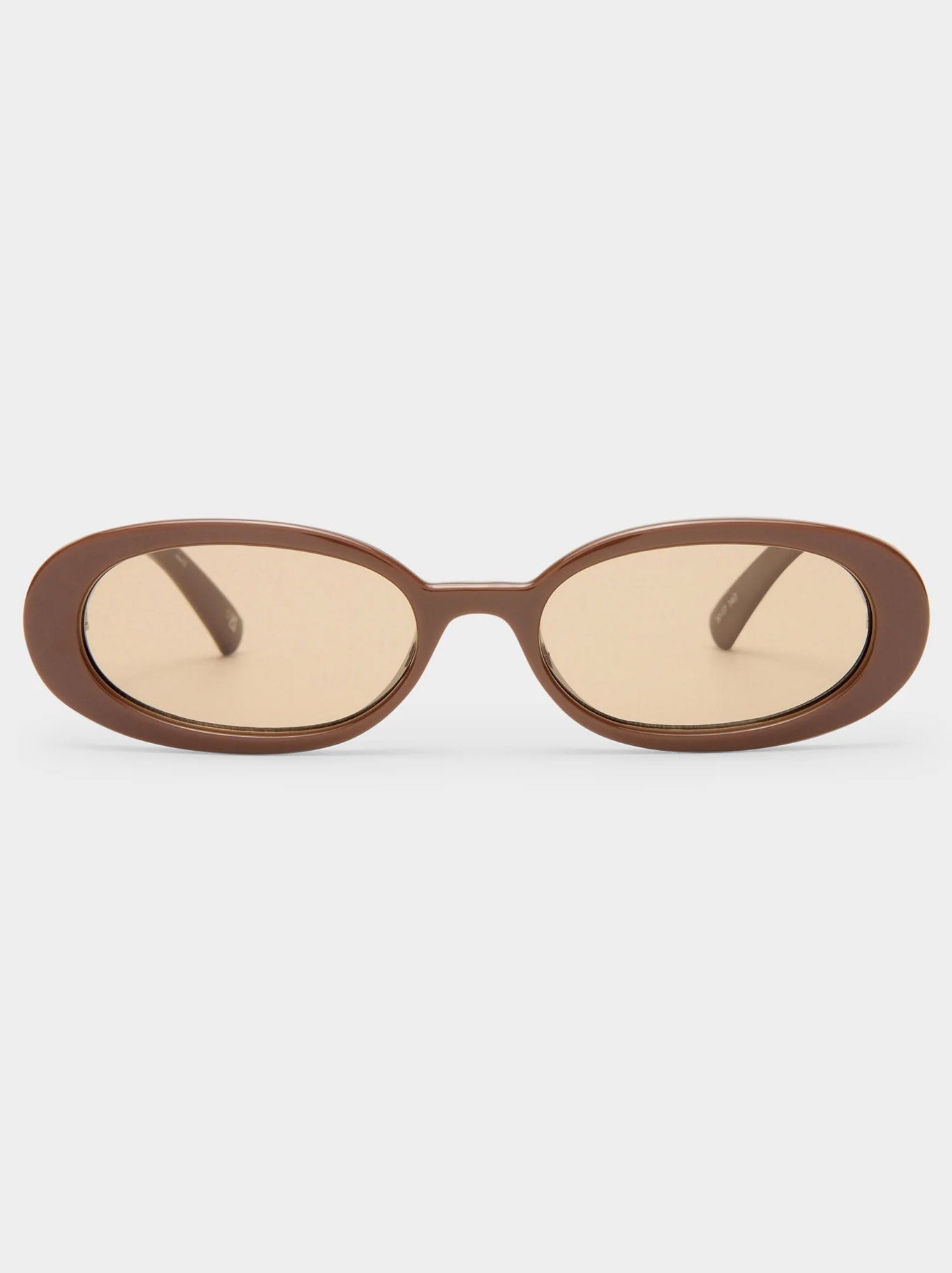 Image of Sunglasses. Productname: LE SPECS OUTTA LOVE SUNGLASSES in Cocoa colour by brand - Le Specs