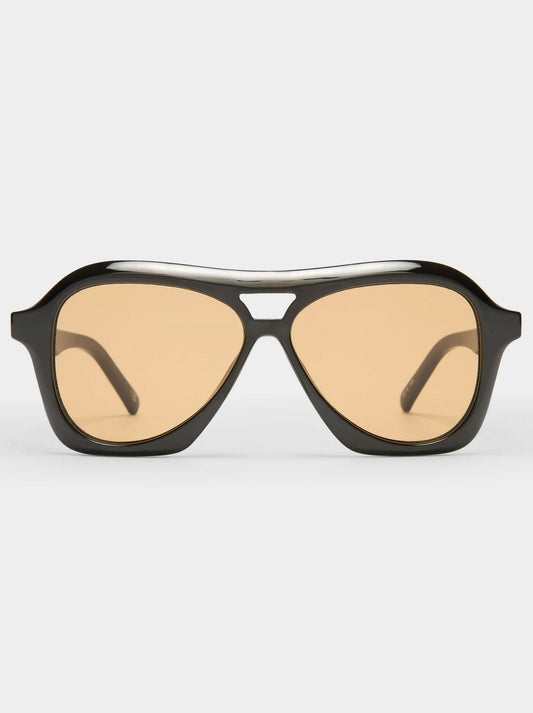 Image of Sunglasses. Productname: LE SPECS DRIZZLE SUNGLASSES in Black colour by brand - Le Specs