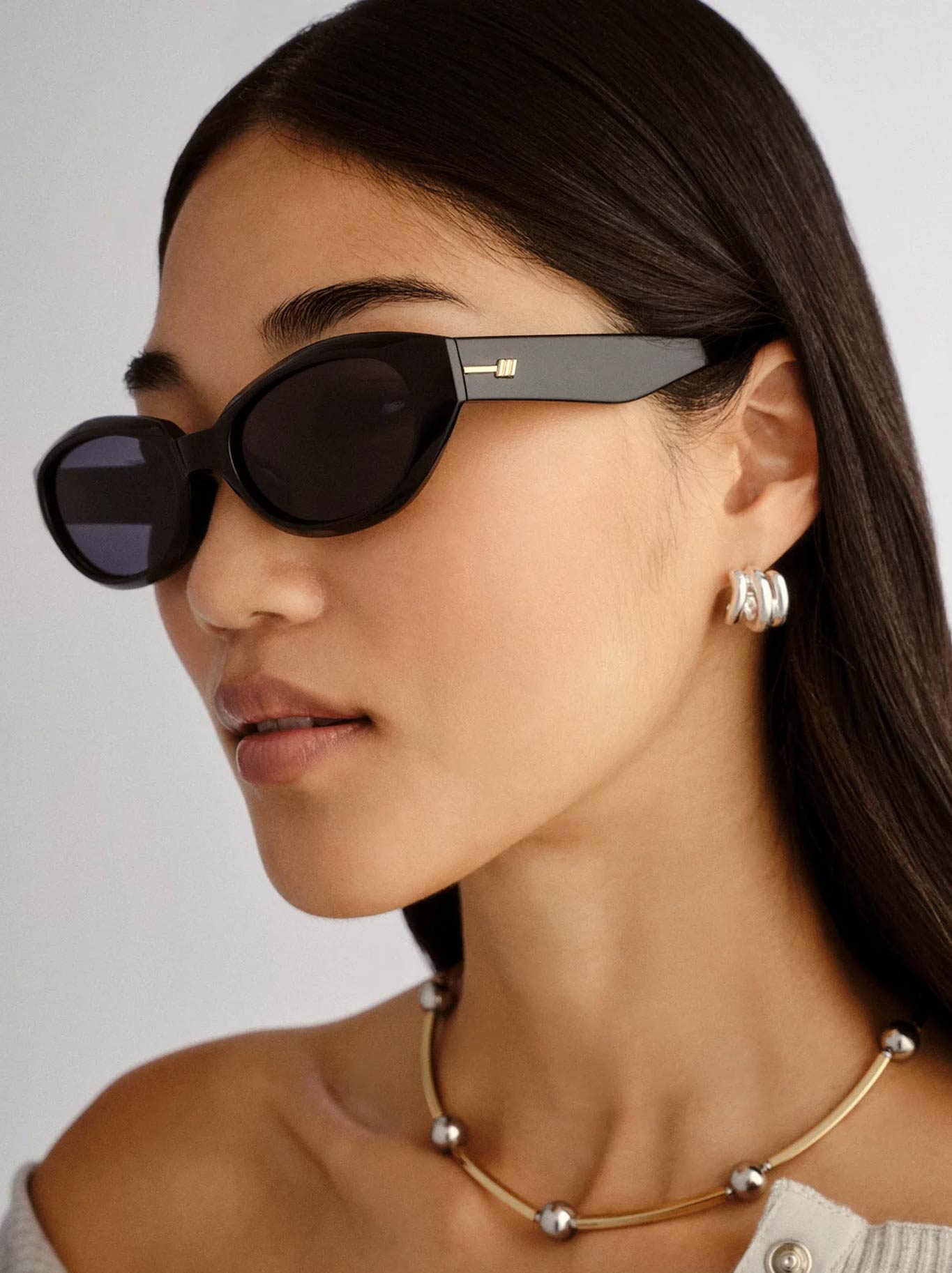 LE SPECS LE BIJOU SUNGLASSES (Black)
