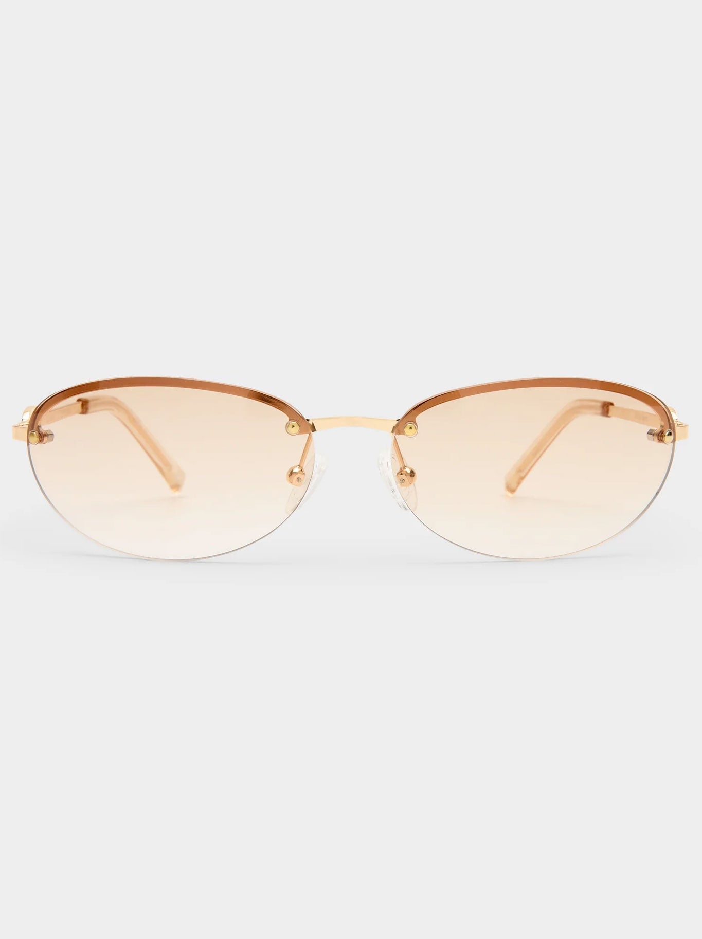 Image of Sunglasses. Productname: LE SPECS SLINKY SUNGLASSES in Gold colour by brand - Le Specs
