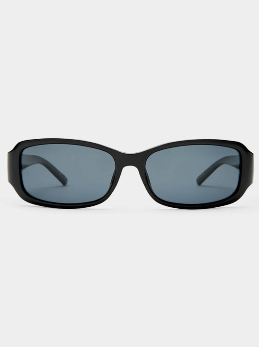 Image of Sunglasses. Productname: LE SPECS GIGGLEMUG SUNGLASSES in Black colour by brand - Le Specs