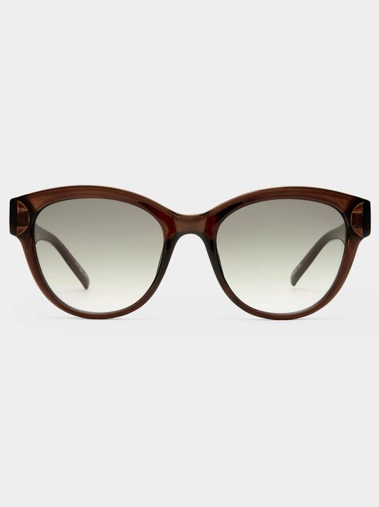 Image of Sunglasses. Productname: LE SPECS MAJESTIC SUNGLASSES in Coco colour by brand - Le Specs