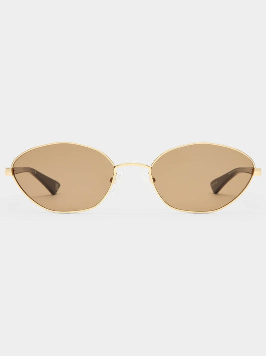 Image of Sunglasses. Productname: LE SPECS LE BEBE SUNGLASSES in Gold colour by brand - Le Specs