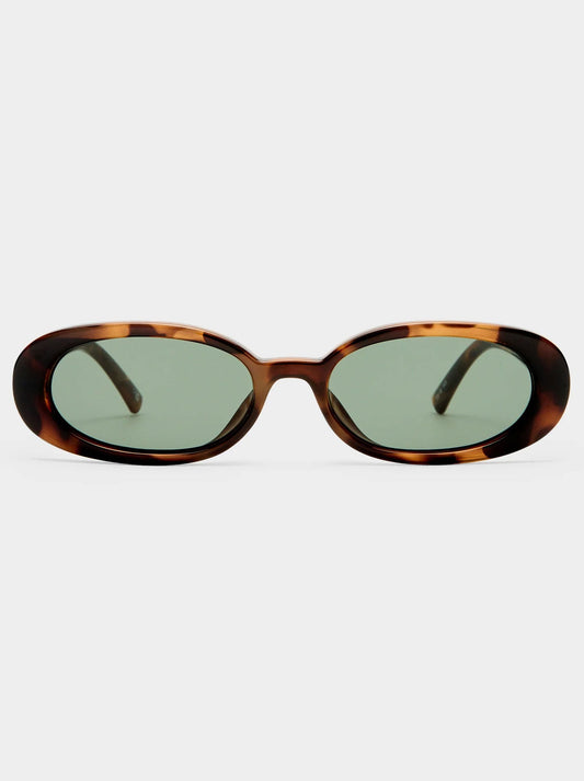 Image of Sunglasses. Product name - LE SPECS OUTTA LOVE SUNGLASSES in Tortoise colour by brand - Le Specs