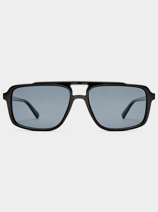 Image of Sunglasses. Productname: LE SPECS LE GARS SUNGLASSES in Black colour by brand - Le Specs