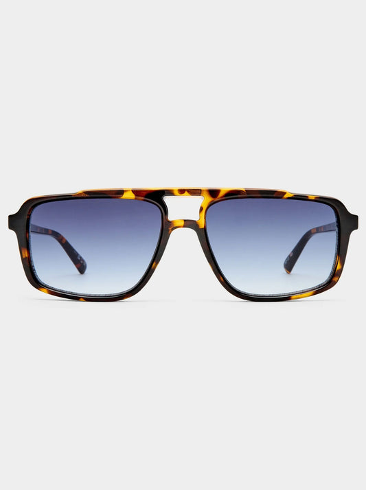 Image of Sunglasses. Productname: LE SPECS LE GARS SUNGLASSES in Tortoise colour by brand - Le Specs