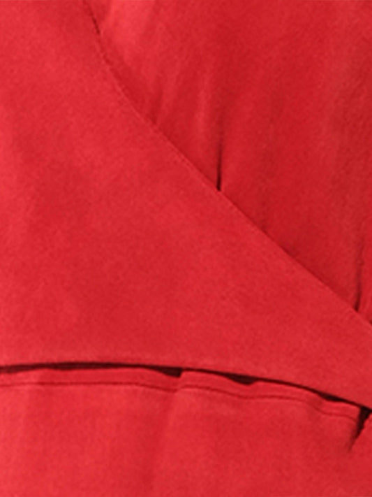 BALMAIN Leather Dress (Red)