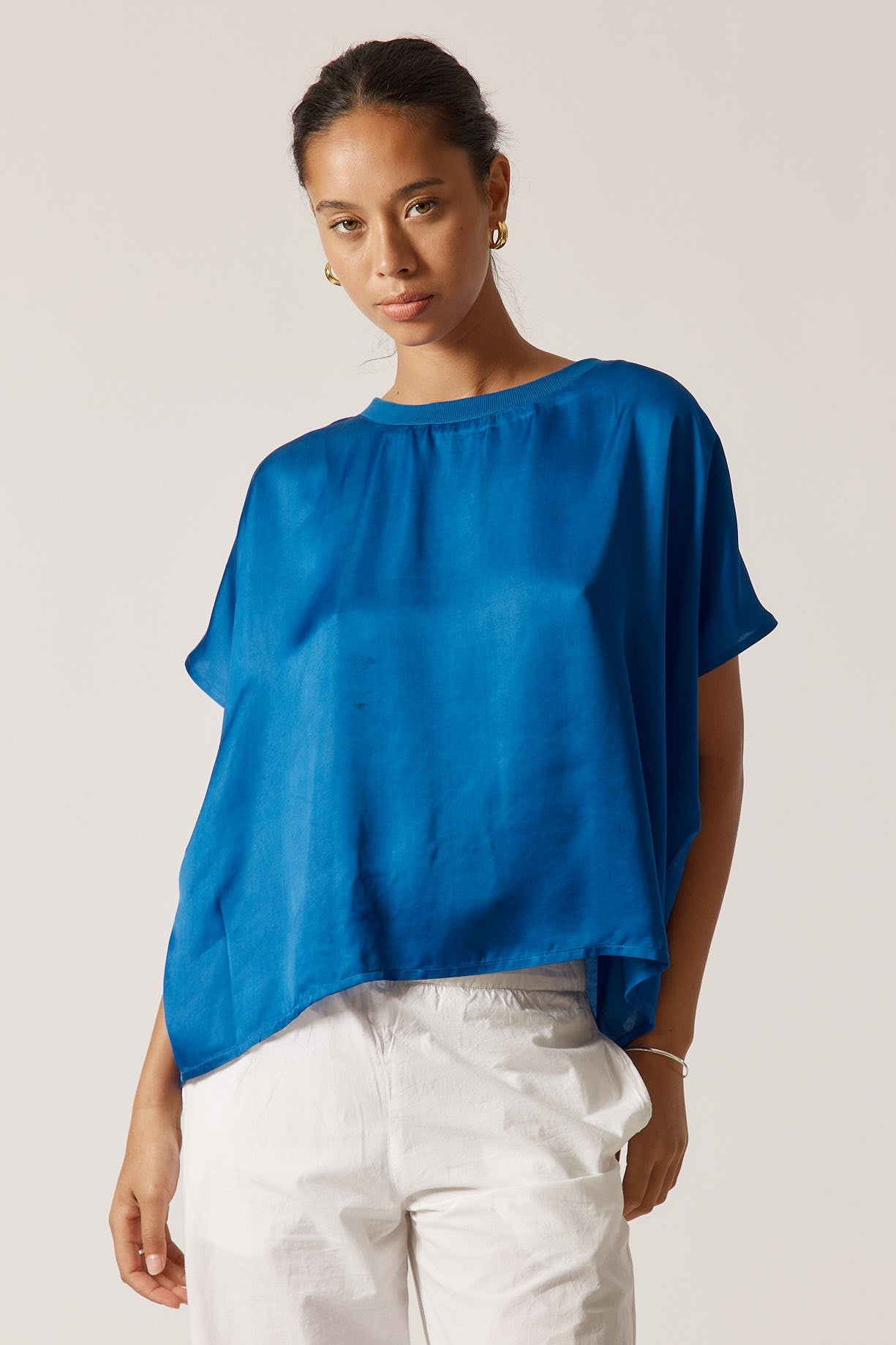 Rubyyaya Bienvenue T-Shirt Plain (Royal)