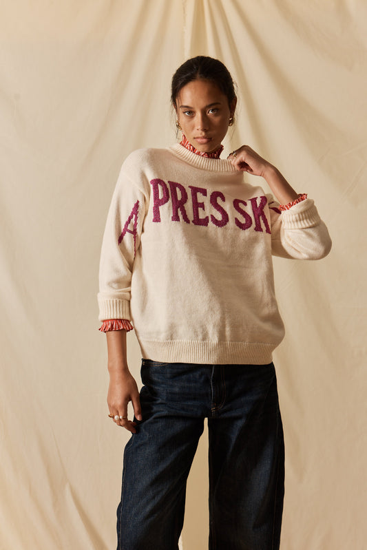 Rubyyaya Apres Ski Sweater (Cream)