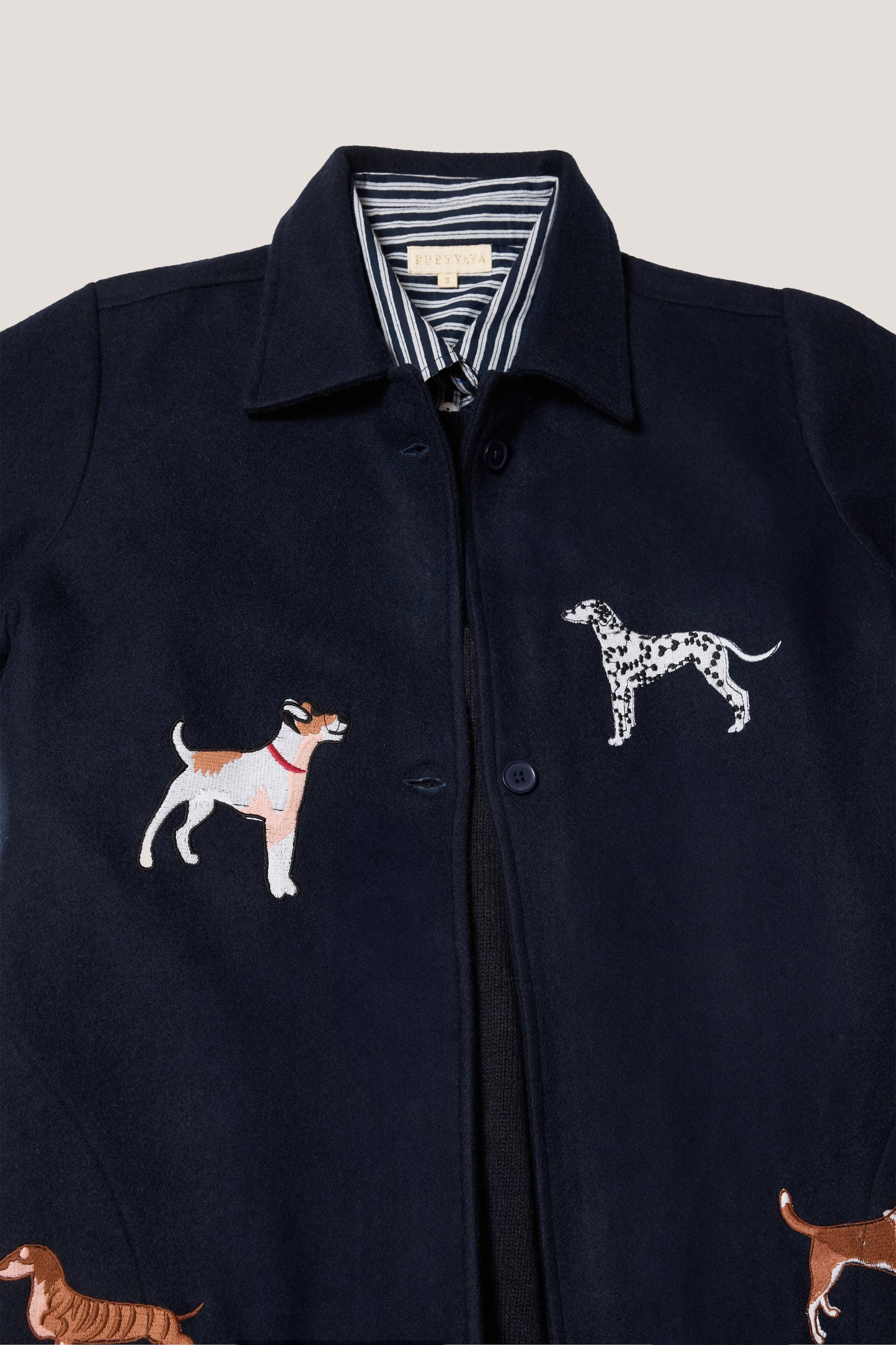 Rubyyaya Haute Dog Trench (Navy)