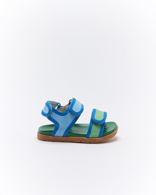 Image of Sandals. Productname: Walnut Melbourne Lennox Sandal in Blue Multi colour by brand - Walnut Melbourne