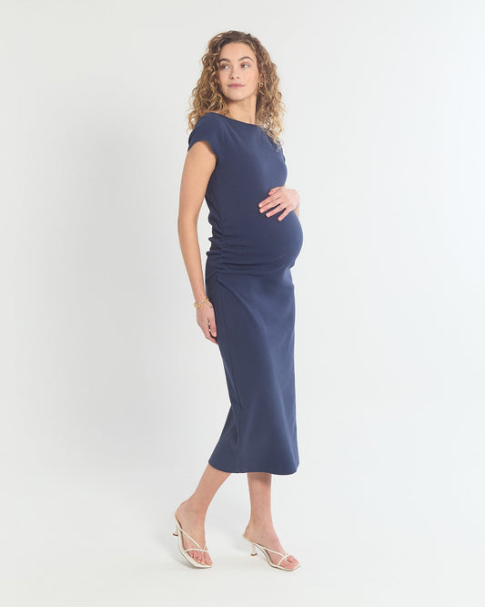 Image of Dresses. Product name - Leo Midi Dress in colour by brand - Soon Maternity